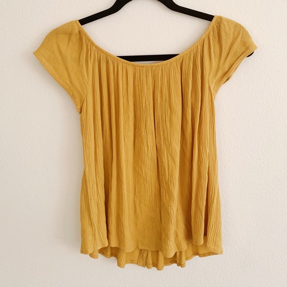 Forever 21 Gold Blouse Small - Picture 4 of 4